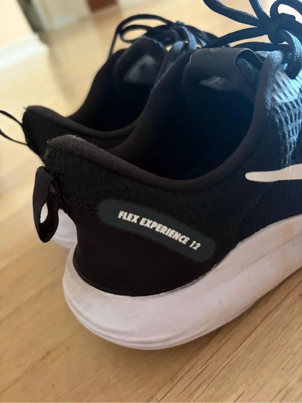 Nike Kids Black and White Running Sneakers